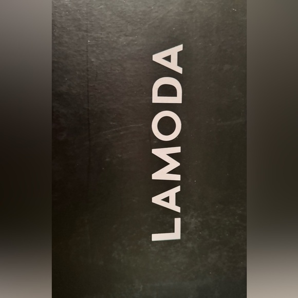 Lamoda LMF856 High Knee Black PU Leather Boot, descent condition - Picture 7 of 14